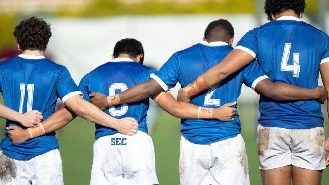 St Edmund's College rugby boys.