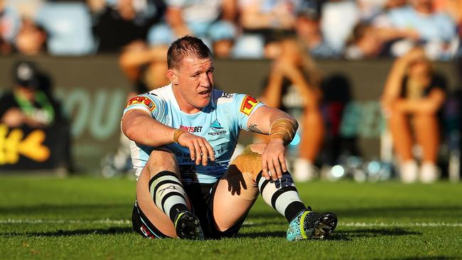 Gallen had a tough farewell to his home. Picture: Mark Kolbe