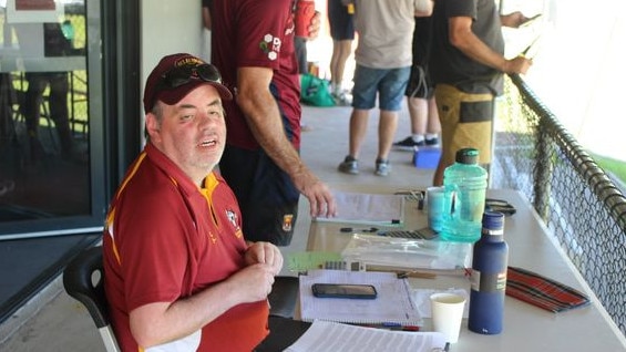 Jamie Scully has been Delacombe Park's scorer for 31 years. Picture: Brian Voigt