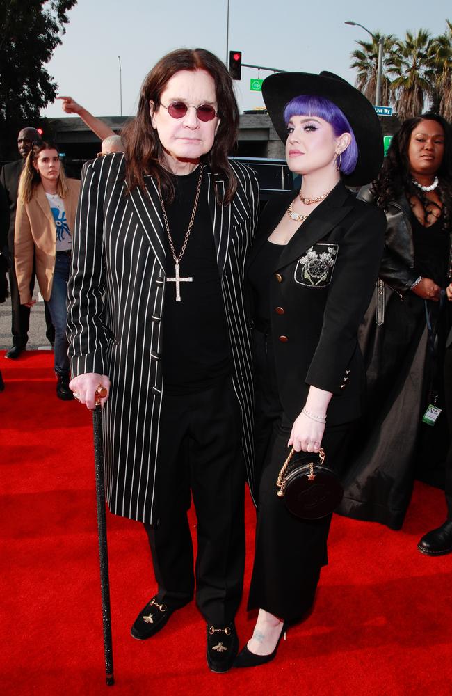 Ozzy Osbourne and Kelly Osbourne attend the 62nd Annual GRAMMY Awards. Picture: Getty