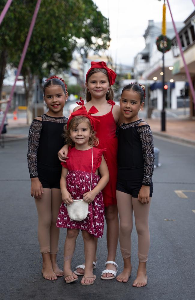 Stevi, Mya, Milah and Anarlia at Mary Christmas, December 20,2023.