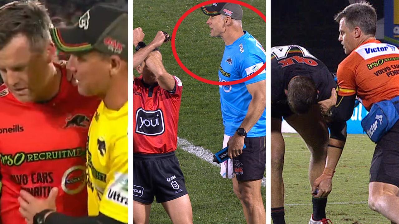 The three incidents form Panthers trainers.