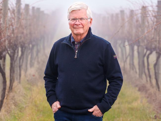 Winemaker Ian Hopkins, of Tellurian Wines in Tolleen, says the cancellation of the Heathcote on Show festival is a massive blow to the region’s economy. Picture: Jay Town