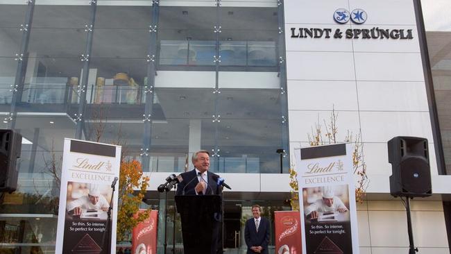 Ernst Tanner travelled to Australia for the official opening of the new Lindt facility in Marsden Park