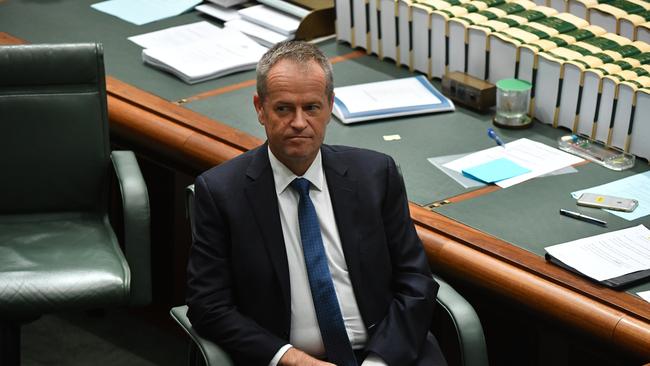 Bill Shorten during Question Time. Picture: AAP