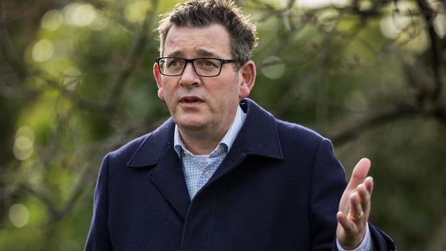 Premier Daniel Andrews said some Covid-19 logic was a little couner intuitive. Picture: Darrian Traynor/Getty Images.