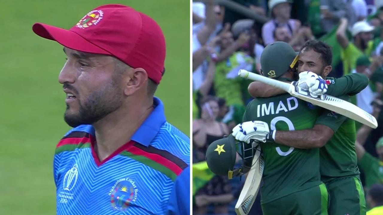Pakistan beat Afghanistan with two balls to spare.