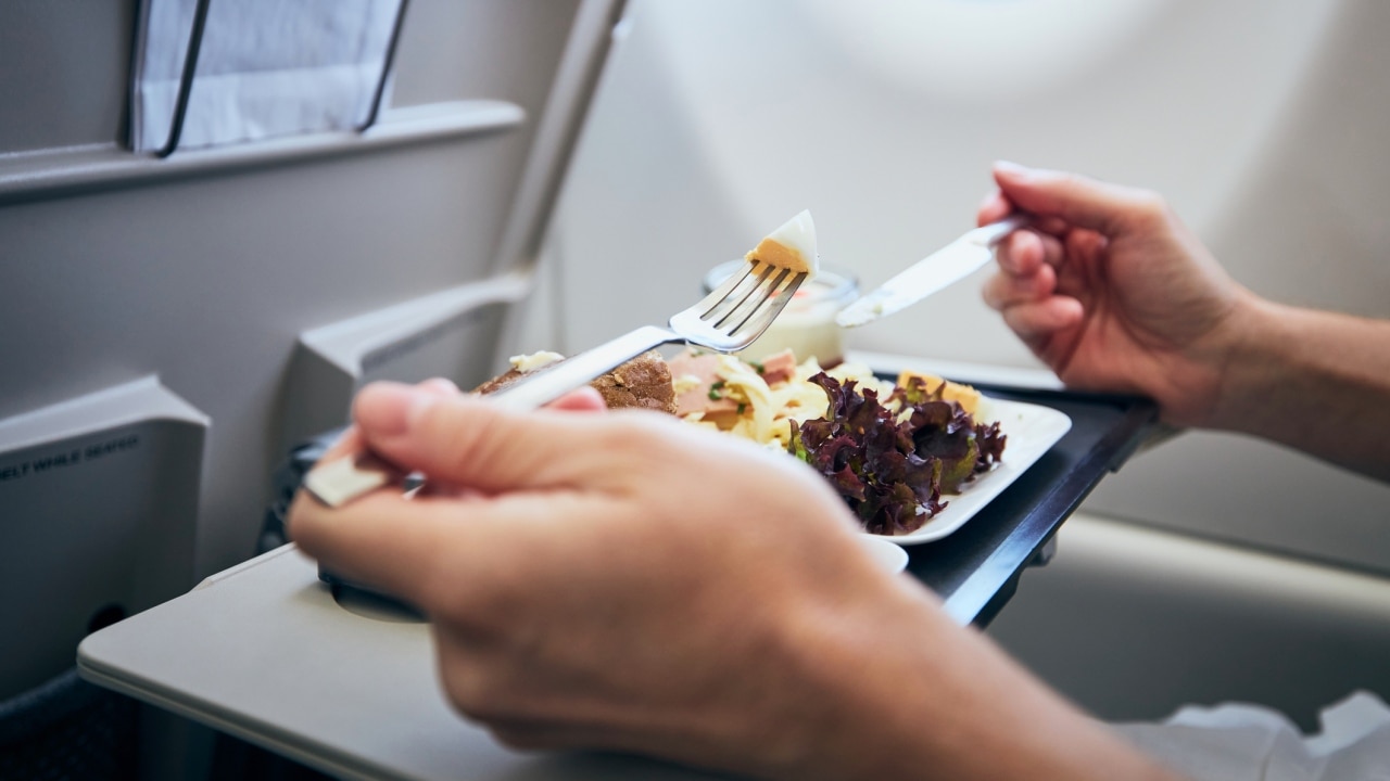 Never eat this dish on a flight, according to a plane food expert ...