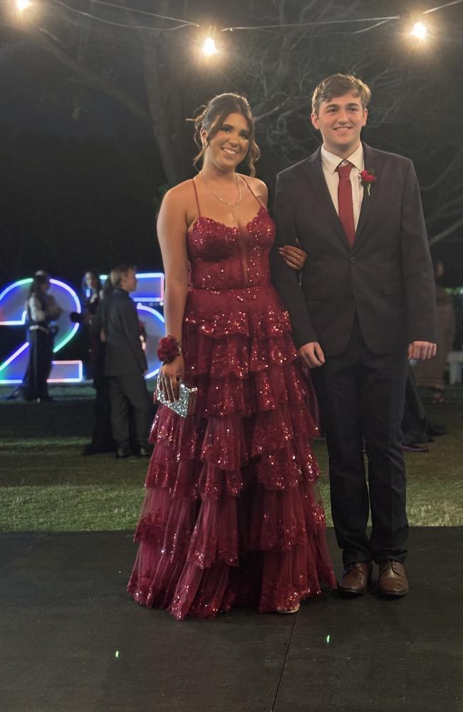 The students of Hervey Bay State High School enjoy their formal.