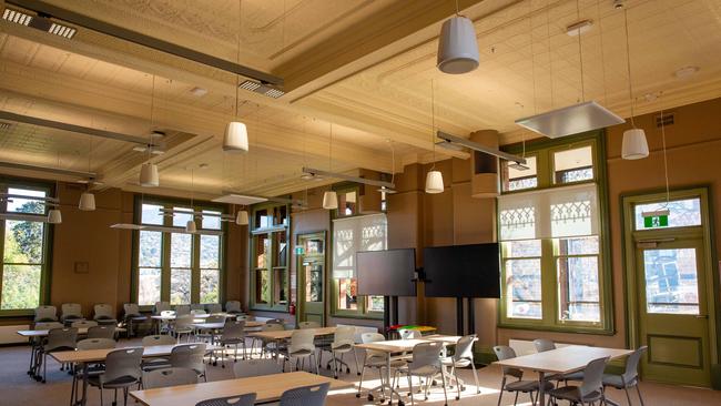 One of the recently renovated classrooms at the University of TasmaniaÃ&#149;s Phillip Smith Centre. Picture: Linda Higginson.