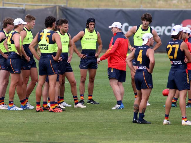 14 December, 2022: Adelaide Crow Training at West Lakes.Picture: Kelly Barnes