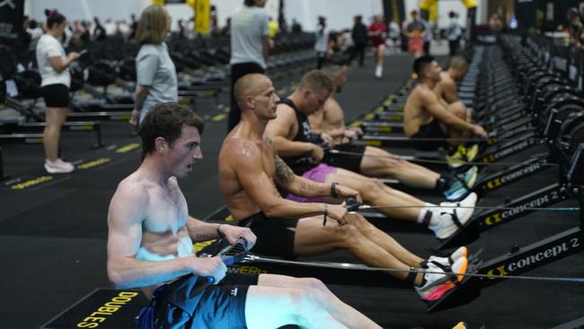 10000 athletes put their fitness to the test in a massive Hyrox competition this weekend (14-15 Dec) at Melbourne Exhibition and Convention Centre. Picture Valeriu Campan