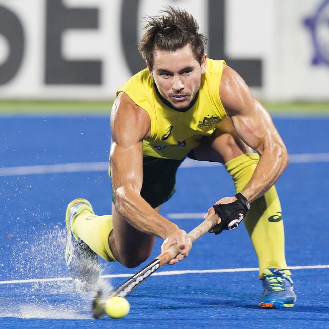 Jeremy Hayward is an Australian World Cup winning hockey player, and Olympian silver medallist, who was born in Darwin. Picture: Koen Suyk