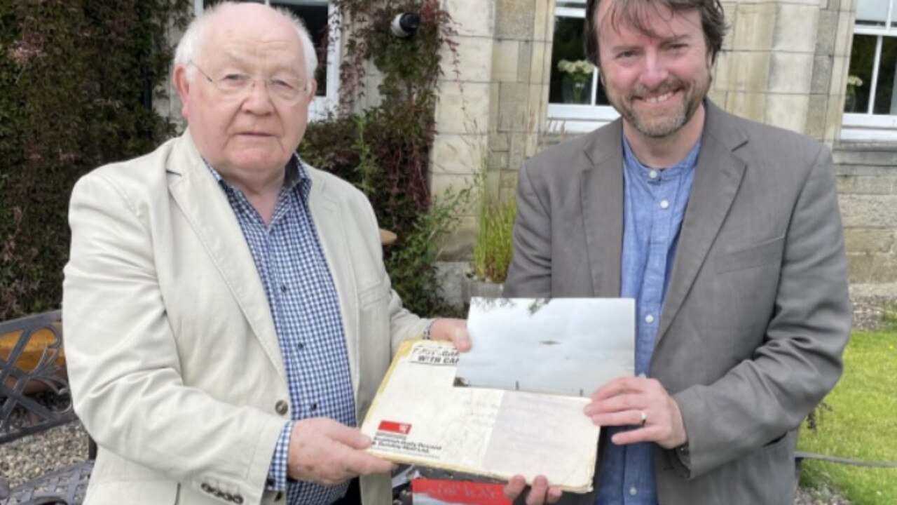 Dr David Clarke, right, tracked down former RAF press officer Craig Lindsay. Picture: UAP Media UK