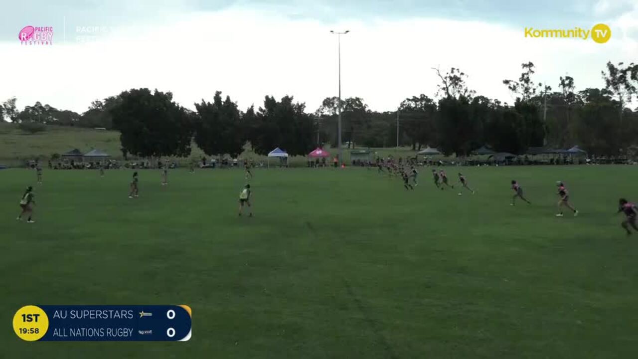 Replay: All Nations Rugby NT v AU Superstars (U18 girls) - 2024 Pacific Youth Rugby Festival Day 1