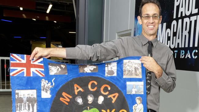 Christopher Senti from Wagga Wagga at Suncorp Stadium for Paul McCartney 'Got Back' tour, Wednesday, November 1, 2023 - Picture: Richard Walker