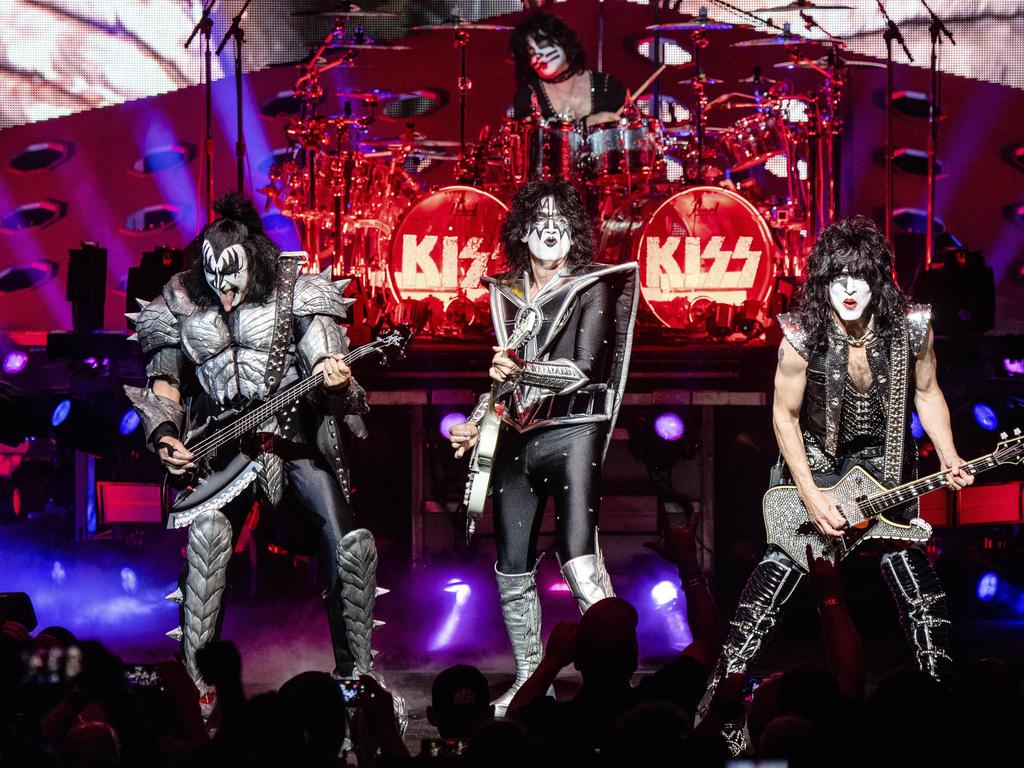 KISS performing in the US in August. Picture: AP