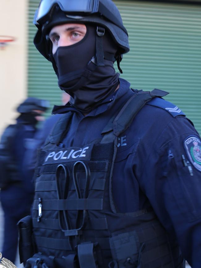 Strike force investigators swooped on six properties. Picture: NSW Police