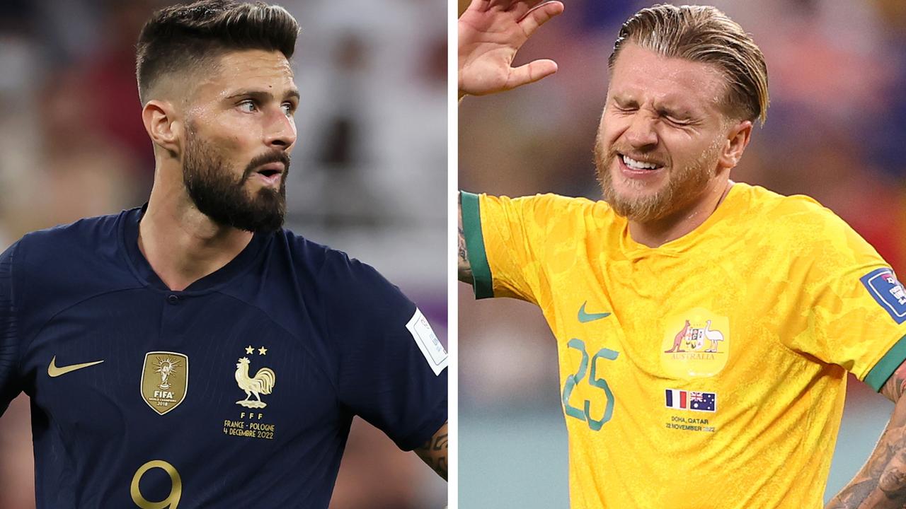 Jason Cummings et Olivier Giroud échangent des maillots, des réactions et des mises à jour, Soccerros, France