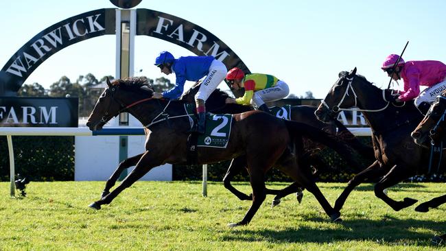 There are big plans for Warwick Farm racecourse if Rosehill sells. Picture: AAP