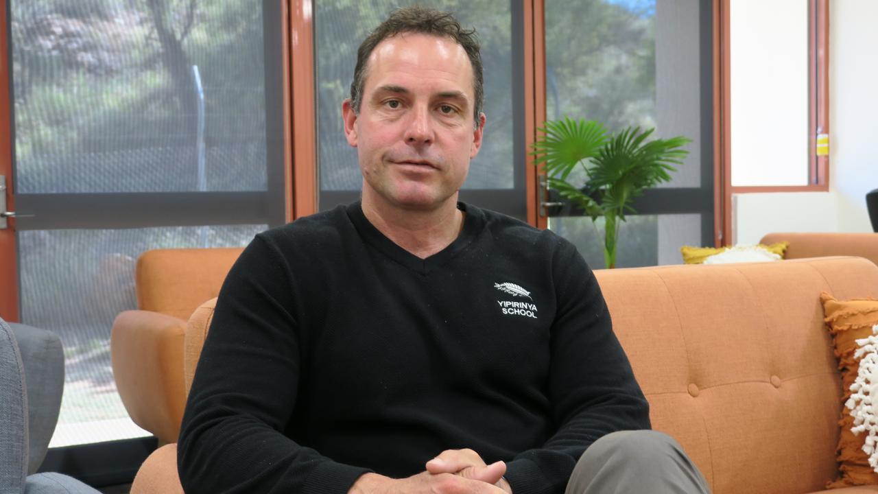 Yipirinya School Principal Gavin Morris at Yipirinya School, Alice Springs. Picture: Gera Kazakov