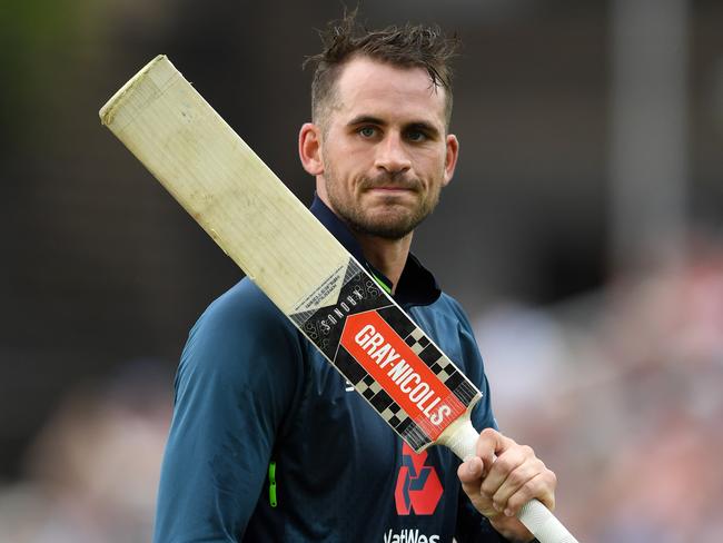 Alex Hales went bang. Pic: Getty Images