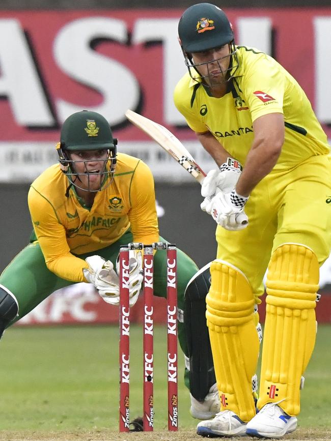Mitchell Marsh of Australia during the 3rd KFC T20 International match between South Africa and Australia at Durban, South Africa. Picture: Sydney Seshibedi/Gallo Images/Getty Images