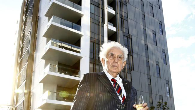 Harry Triguboff at the Opening of his New Meriton development Pagewood Green. Picture: John Appleyard