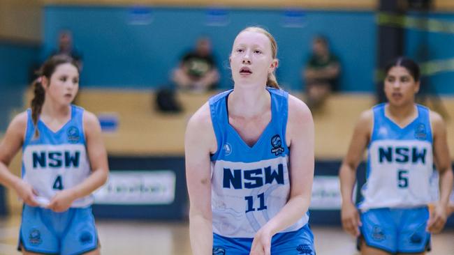 Jade Crook in action for NSW at the 2024 Under-18 National Championships. Picture: Taylor Earnshaw