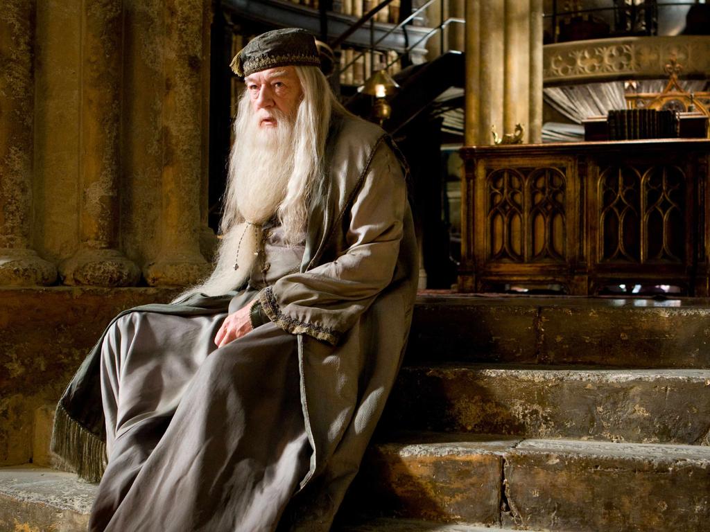 Michael Gambon as Dumbledore in Harry Potter and the Half-Blood Prince. Picture: Supplied