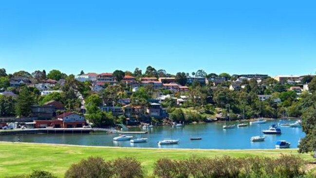 Huntleys Cove, in the Hunters Hill area, is among those which have grown strongly in value