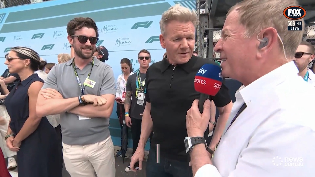 Awkward celebrity moments from F1 Miami grid