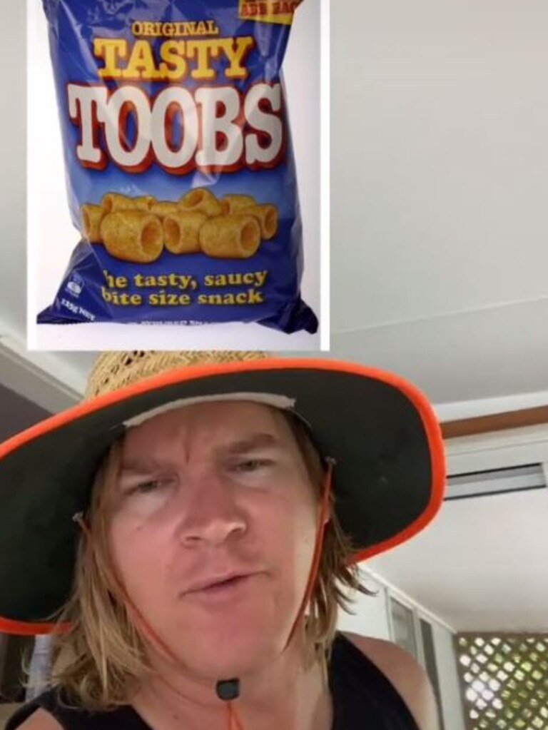 An Australian man has revealed "the biggest problem" with living here – not having Tasty Toobs. Picture: Supplied