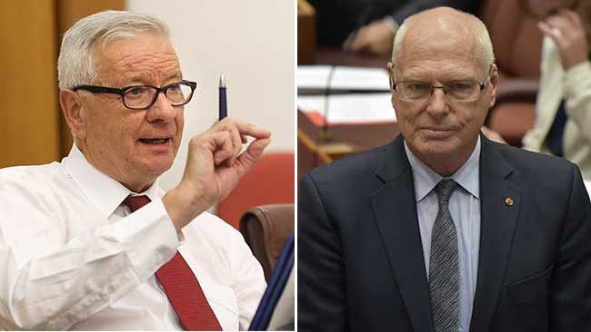 Doug Cameron and Jim Molan have clashed in Senate Estimates.