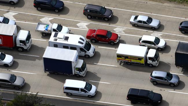 The M1 carpark. Photo: David Clark