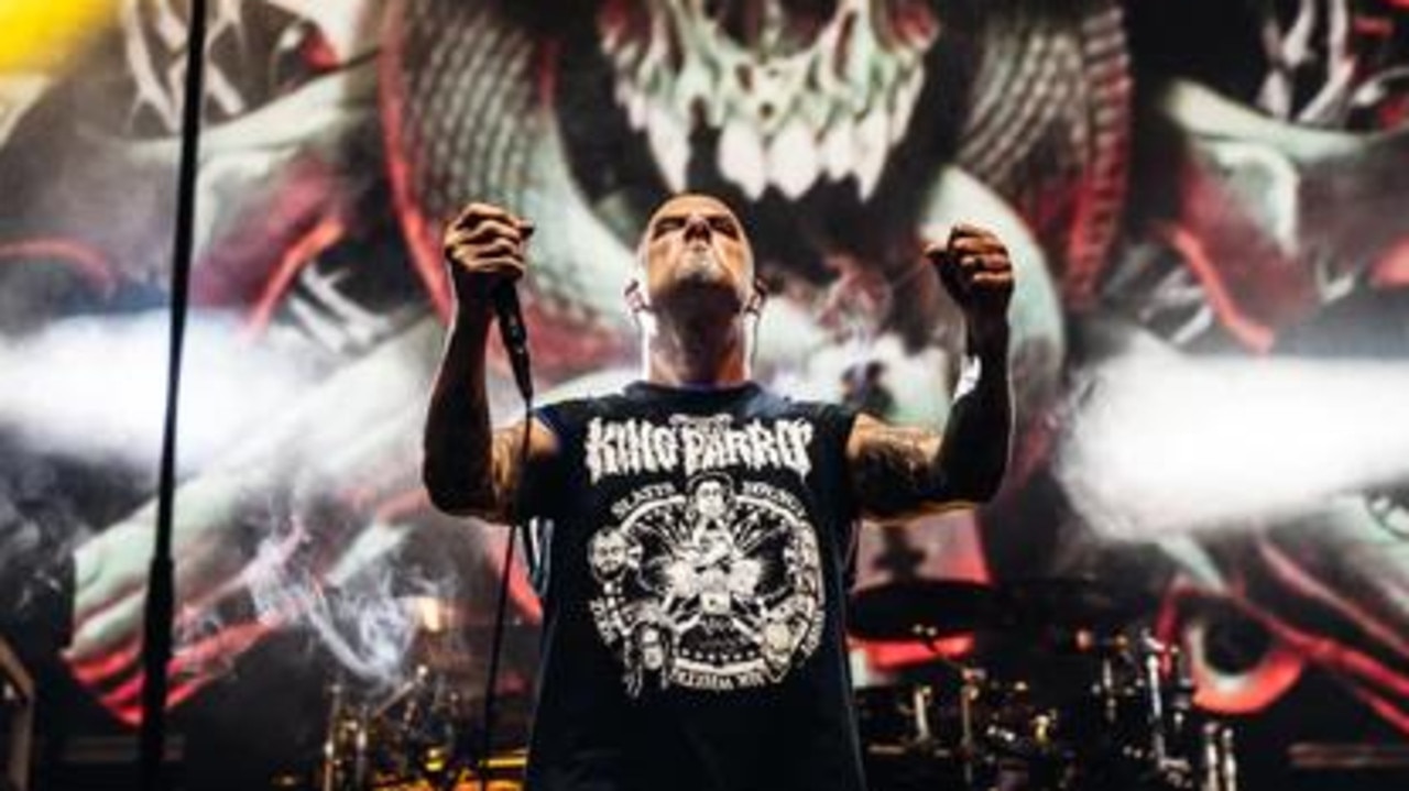 Phil Anselmo of Pantera. Picture: Supplied/Knotfest/ @jordankmunns &amp; @kane_hibberd