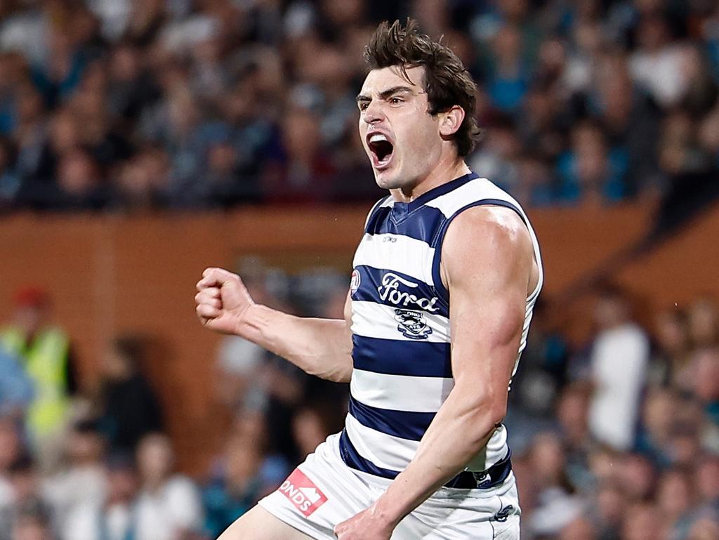 The Cats dominated proceedings. (Photo by Michael Willson/AFL Photos via Getty Images)