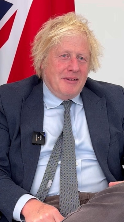 Boris Johnson slams "woke culture," praises Trump, and weighs in on global politics