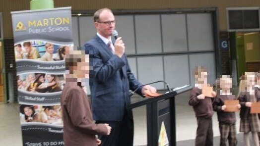 Marton Public School principal Andrew Doyle. Picture: Marton Public School