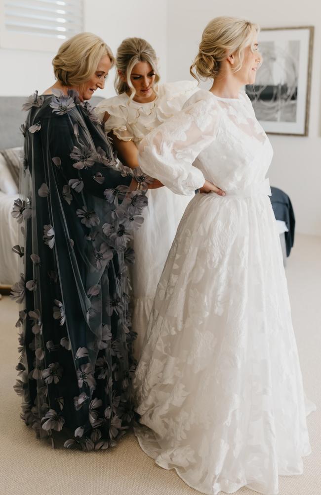 Annabelle Jones and her mum were dressed by Darb Bridal Couture. Picture Cassandra Ladru Photography