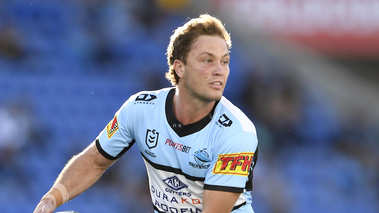 Matt Moylan has re-signed with the Sharks. (Photo by Ian Hitchcock/Getty Images)