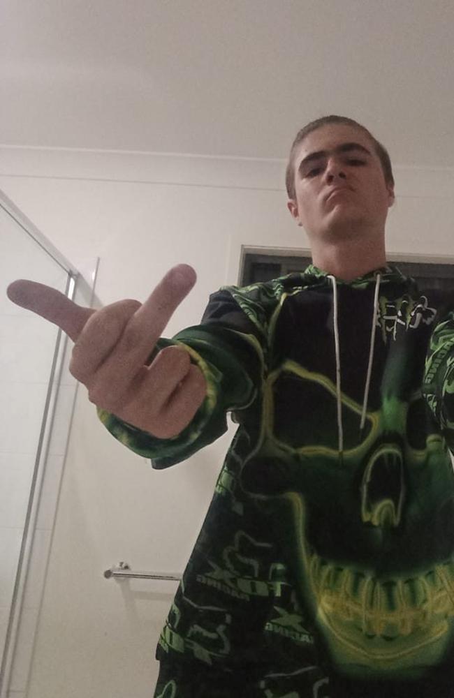 Zaydan Bygate was sentenced in Chinchilla Magistrates Court for a string of offences including the serious assault of a 66-year-old man. Picture: Facebook