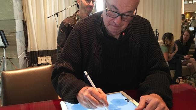 The Australian's Technology Writer Chris Griffith gets hands on with Apple iPad Pro