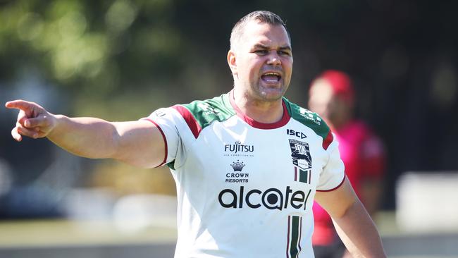 The timing of Anthony Seibold’s appointment as South Sydney coach stunned Michael Maguire. Picture: Phil Hillyard