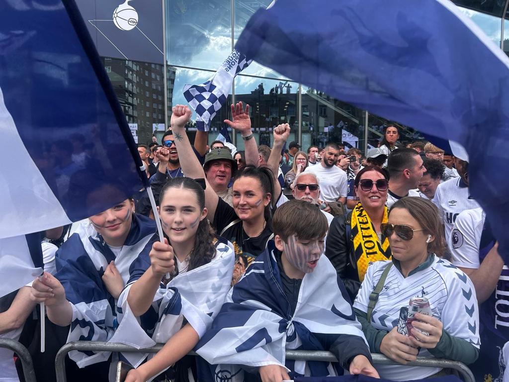 Huge crowds gathered to watch the street parade. Picture: Sophie Elsworth