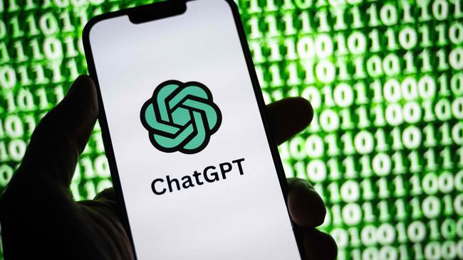 The logo of ChatGPT, a language model-based chatbot developed by OpenAI. Photo by SEBASTIEN BOZON / AFP