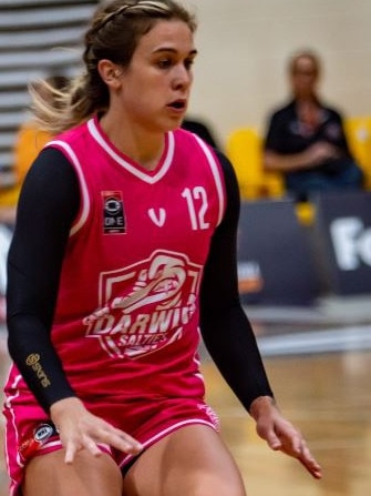 Erin Bollmann scored 21 points against the Brisbane Capitals. Picture: Darwin Salties.