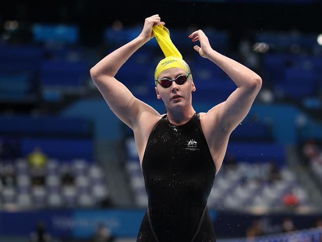 Katja Dedekind won bronze. Picture: Dean Mouhtaropoulos/Getty