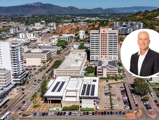 Knight Frank partner and Townsville head of agency Paul Dury says rents are rising in the CBD due to a low vacancy rate for high quality buildings. Picture: Supplied.