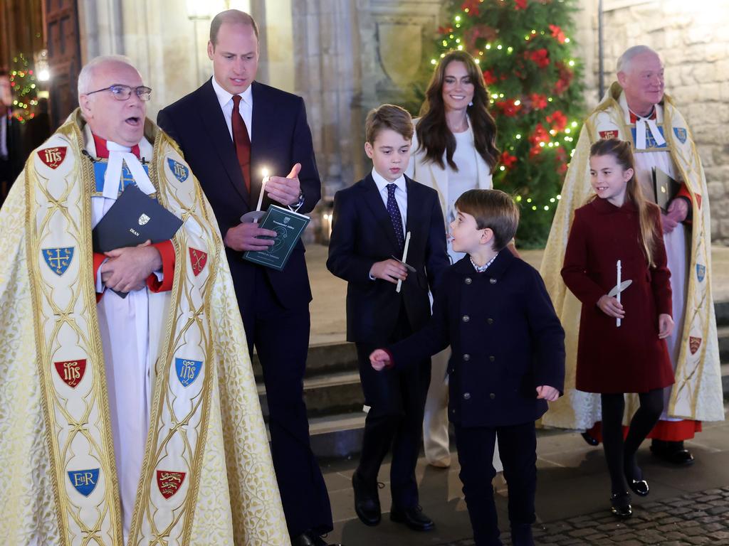 The Prince and Princess of Wales attend the Together At Christmas Carol Service at Westminster Abbey last year on December 8. Picture: Chris Jackson/Getty Images